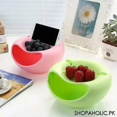 lazy snack bowl with mobile holder image3