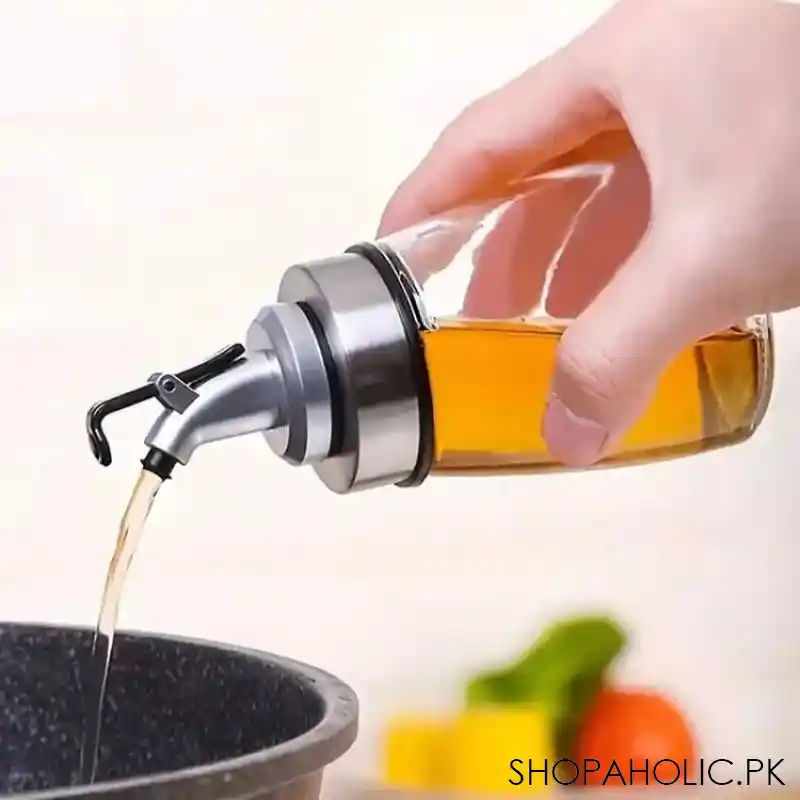 leakproof glass oil bottle 180ml image2