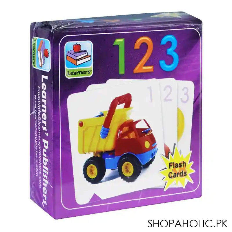 Learner's Flash Card 123, Small 7.6 x 7.6 cm, 227-2404 - Main Image