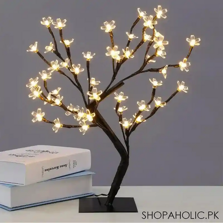 led cherry blossom tree lamp table decoration main image