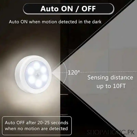 led magnetic motion sensor under cabinet light image5