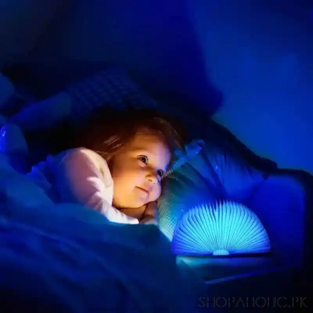 led wooden book lamp image4