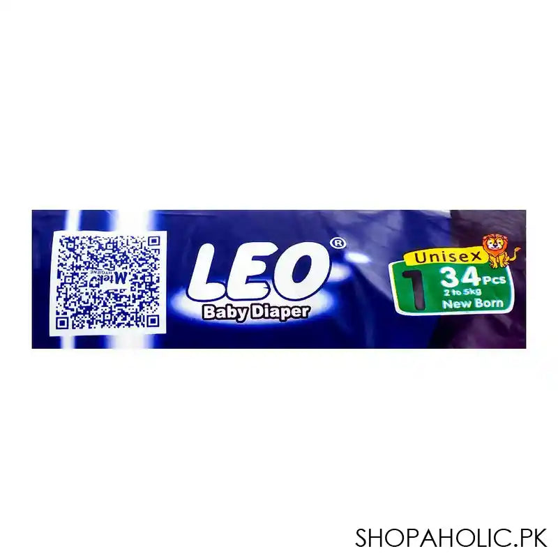 Leo Soft & Dry Baby Diaper Newborn, 2 to 5 KG, 34-Pack - Image 5