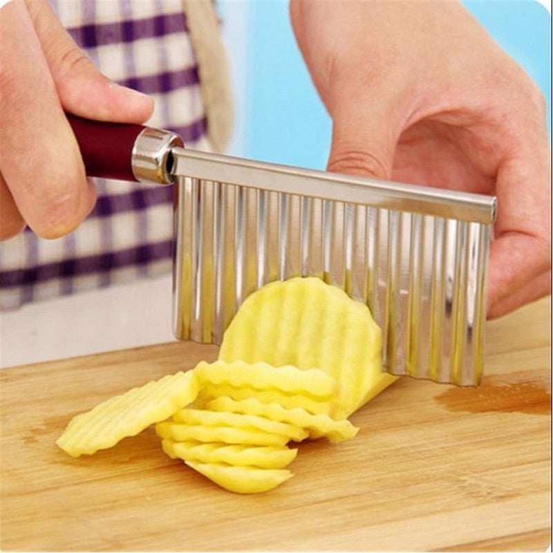 Crinkle Curl Knife Potato Chip Cutter main image
