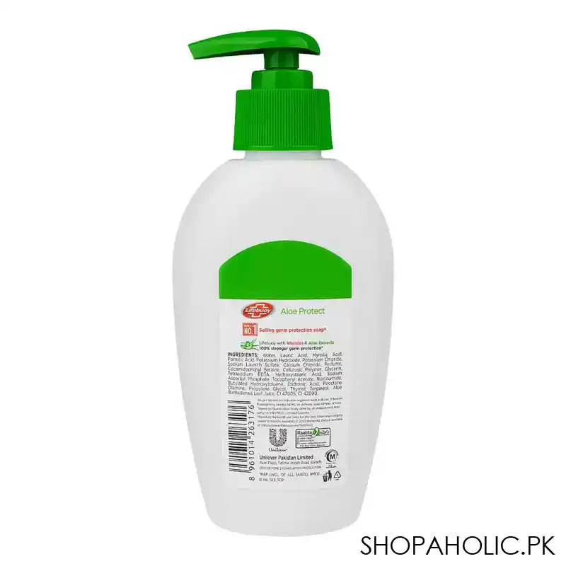 Lifebuoy Aloe Protect With Vitamin Hand Wash, 200ml - Image 3