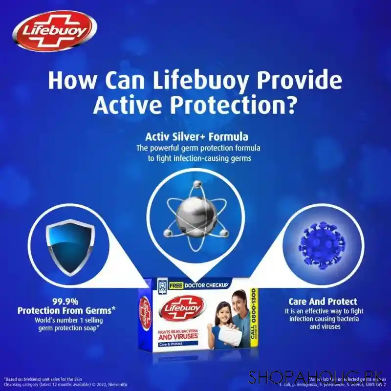 lifebuoy care soap, value pack 3x112g image4