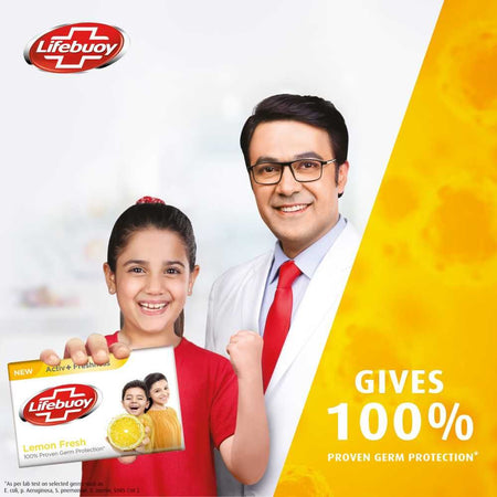 Lifebuoy Lemon Fresh With Activ Silver Soap, Value Pack 3x112g - Image 2