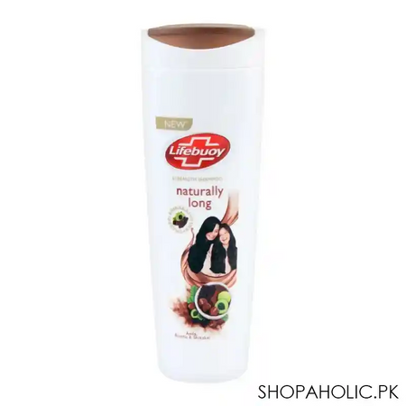 lifebuoy naturally long amla reetha & shikakai strength shampoo, 175ml image2
