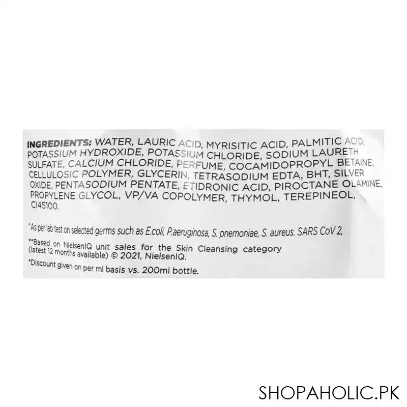 lifebuoy total 10 hand wash pouch refill, 450ml image3