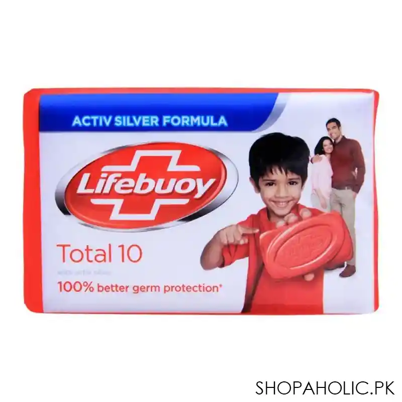 lifebuoy total 10 with activ silver soap 112g main image