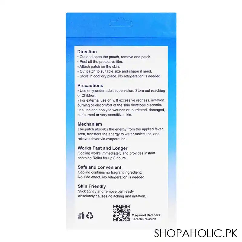 LifeCare Medical Cooling Patch, Soft Gel Sheets, 4.7in x 2in, 6-Pack - Image 4