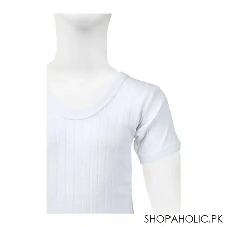 lily kids half sleeves vest, white, 999 image3