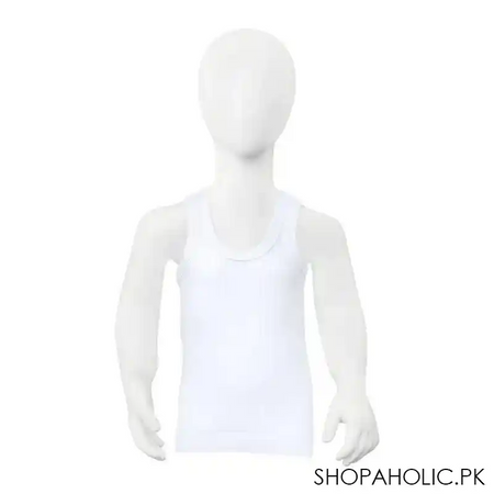 lily kids vest, sleeveless, white, 999 main image