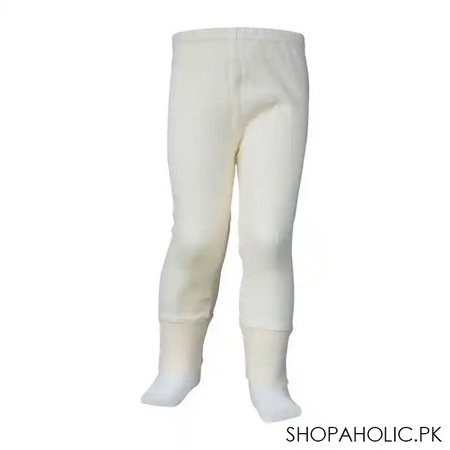 lily luxury pure woollen warmer trouser for kids, yellow main image