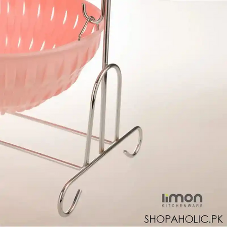 limon 3 floor round onion rack with stand product code: 1080 image4