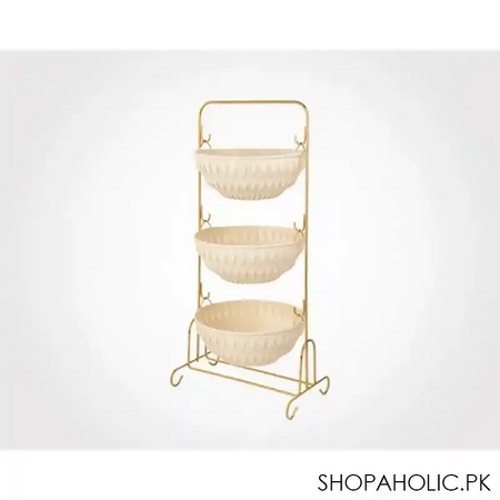 limon 3 floor round onion rack with stand product code: 1080 main image