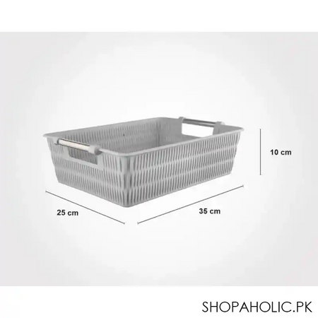 limon bamboo basket with steel handle medium size product code: 1384 image2