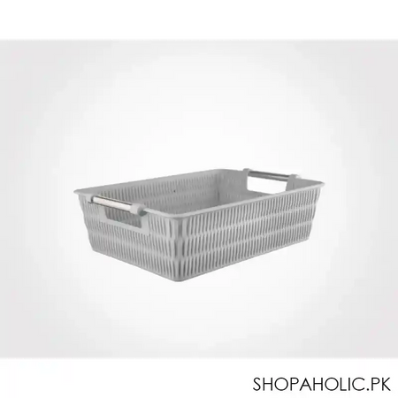 limon bamboo basket with steel handle medium size product code: 1384 image3