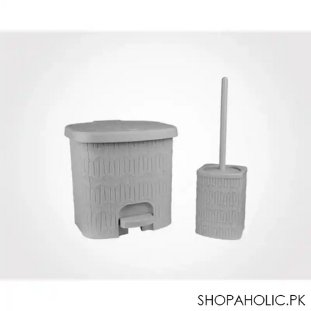 limon bamboo dusatbin & brush small size product code: 1612 image5