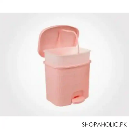 limon bamboo dustbin with pedal 6 litter product code: 2065 image3