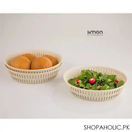 limon bamboo oval vegetable basket product code: 1590 image3