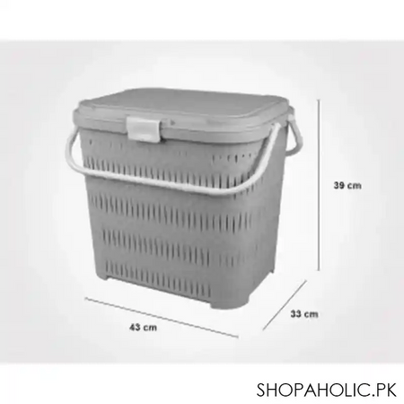 limon bamboo picnic basket with handle product code: 1548 image2