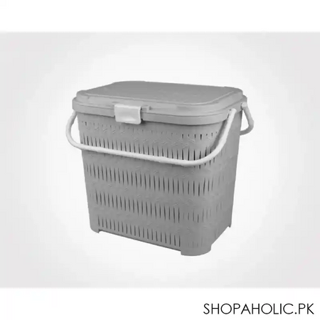 limon bamboo picnic basket with handle product code: 1548 image4