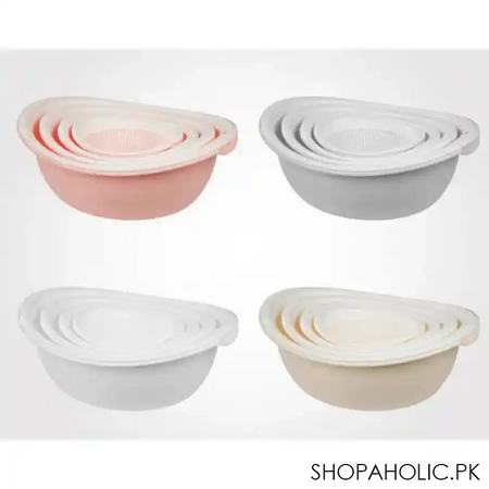 limon bowls& colander 8 pcs set product code: 1996 image2