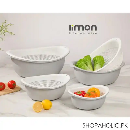 limon bowls& colander 8 pcs set product code: 1996 image4