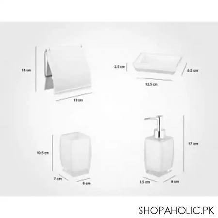 limon classic 6 pcs bathroom set product code: 1808 image2