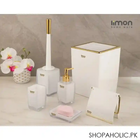 limon classic 6 pcs bathroom set product code: 1808 image5