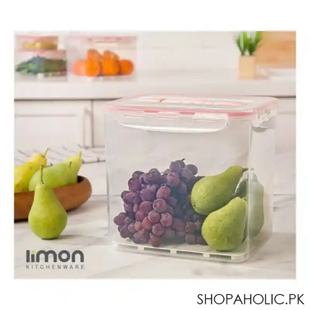limon four lock container with handle 10.5ltr product code: 10435 main image