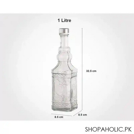limon glass bottle with steel lid 1 ltr product code: 1942 image2