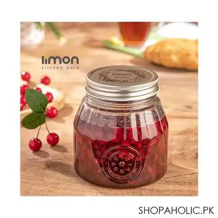 limon glass jar with steel lid 890ml product code: 2035 main image
