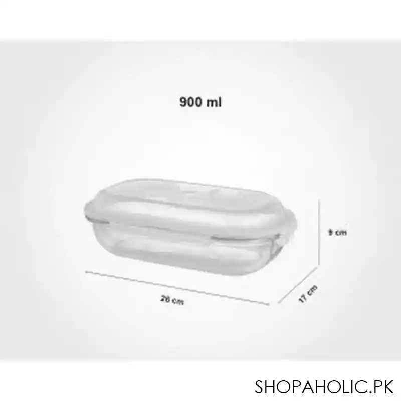 limon oval glass container 900ml product code: 2006 image2