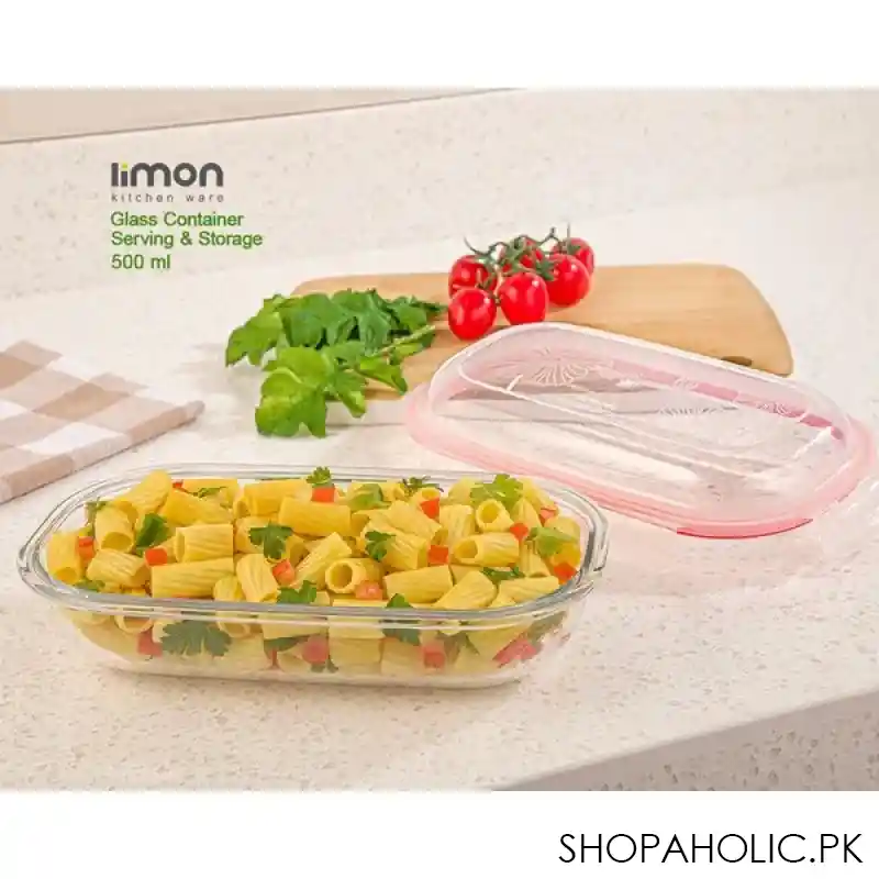 limon oval glass container 900ml product code: 2006 main image