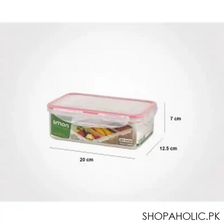 limon plastic food container 3 section box product code: 77435 image2
