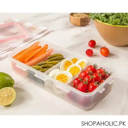 limon plastic food container 4 section box 1.8ltr product code: 77635 image4