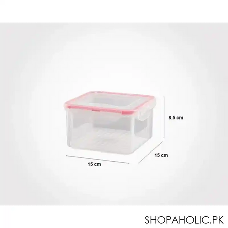 limon plastic liairtight storge box 1.2 l product code: 1302 image2