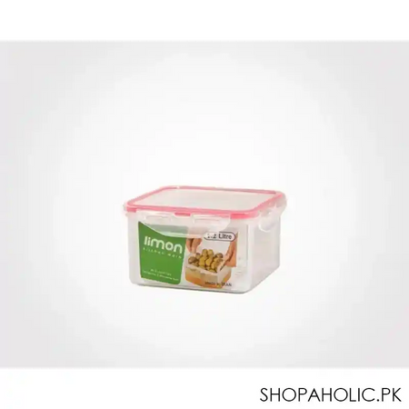 limon plastic liairtight storge box 1.2 l product code: 1302 image4