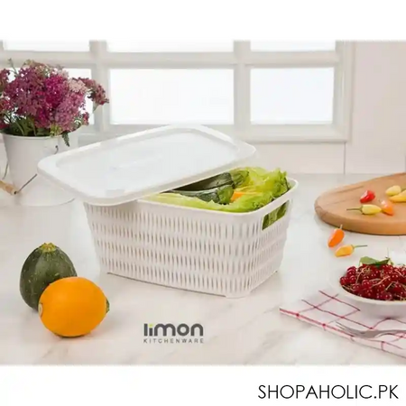 limon rectangle bamboo basket with lid product code: 1688 image4