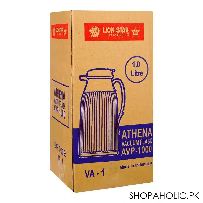 Lion Star Athena Vacuum Flask, 1 Liter, Brown, VA-1 - Image 3