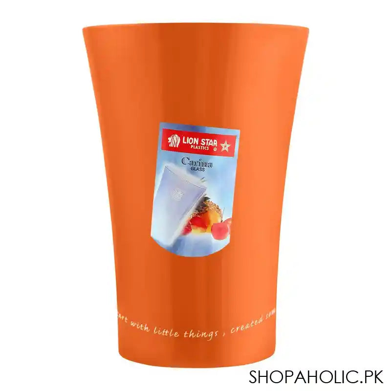 Lion Star Carina Glass, Orange, 350ml, GC-15 - Main Image