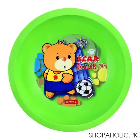 lion star emily kids deep dining plate, 04, green, mw 54 image2