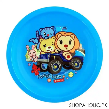 lion star emily kids dinning plate, 03, blue, mw 53 image2