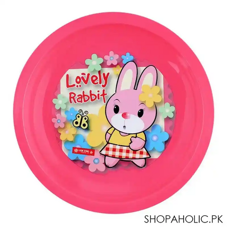 lion star emily kids dinning plate, 03, pink, mw 53 image2