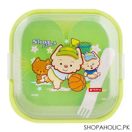 lion star fiesta lunch box, green, bc 17 image2