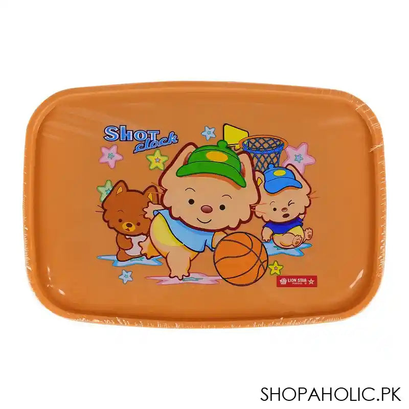 Lion Star Japan Seal Ware Lunch Box, 7.3in (H) x 4.8in (W) x 2in (D), Brown, BC-9 - Main Image