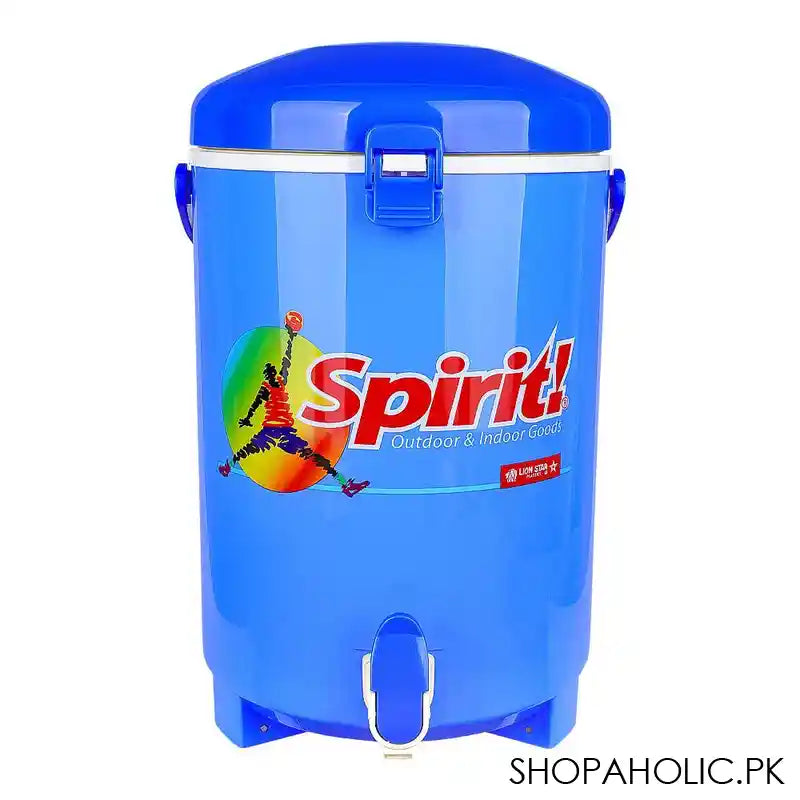 Lion Star Lago Drink Jar, 10 Liter, 10.2in x 17.1in, Blue, D-30 - Main Image