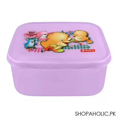 Lion Star Listy Lunch Box, 6x5.5x2.5 Inches, Purple, MC-33 - Image 2